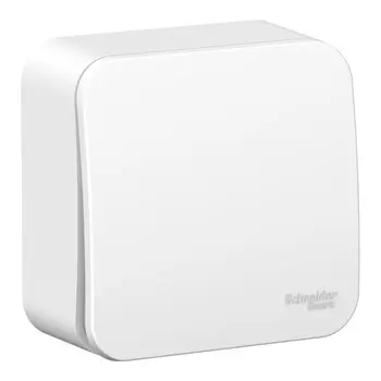 выключатель 1-клавишный SYSTEME ELECTRIC Blanca (cх.1) кнопка 10А белый