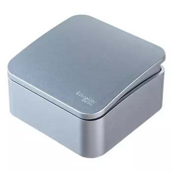 выключатель 1-клавишный SYSTEME ELECTRIC Blanca (cх.1) 10А 250В алюминий