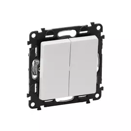 выключатель 2-клавишный LEGRAND Valena Life, белый