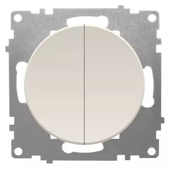 выключатель 2-клавишный ONEKEYELECTRO Florence бежевый