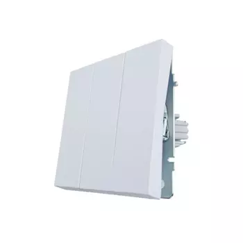 выключатель 3-клавишный LEZARD Zima белый