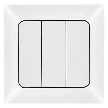 выключатель 3-клавишный NE-AD Aras белый