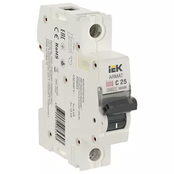 выключатель автоматический IEK ARMAT M06N 1P C 25А