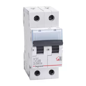выключатель автоматический LEGRAND 2P 20А