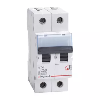 выключатель автоматический LEGRAND 2P 50А