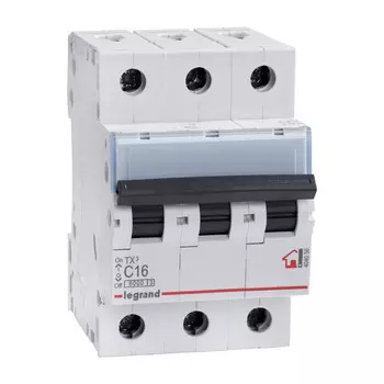 выключатель автоматический LEGRAND 3P 16А