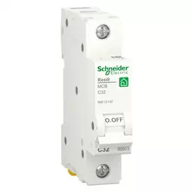 выключатель автоматический SCHNEIDER ELECTRIC RESI 9 1P 32А С 6кА