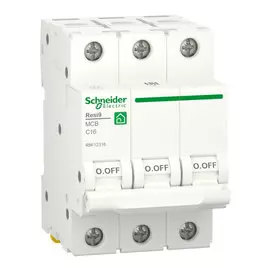 выключатель автоматический SCHNEIDER ELECTRIC RESI 9 3P 16А С 6кА