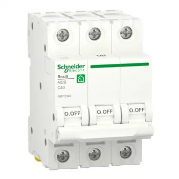 выключатель автоматический SCHNEIDER ELECTRIC RESI 9 3P 40А С 6кА
