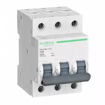 выключатель автоматический SE CITY9 3P 32А тип С 4,5kA