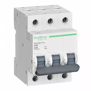 выключатель автоматический SE CITY9 3P 63А тип С 4,5kA