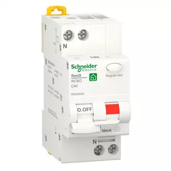 выключатель дифференциального тока SCHNEIDER ELECTRIC RESI 9 1P N С 40А 10мА