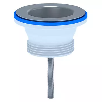 выпуск для раковины АНИПЛАСТ 1 1/4" 45мм нерж решетка 64мм