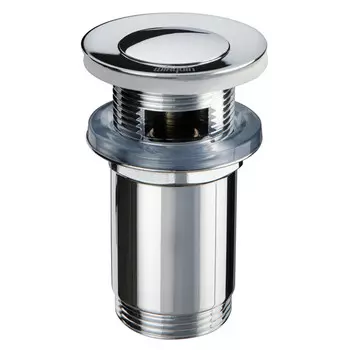 выпуск для раковины WIRQUIN Интерьер Клик Клак удлинённый с переливом