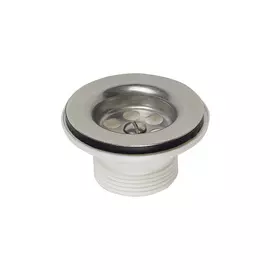 выпуск универсальный AQUANT 1 1/2" нерж решетка 70мм