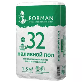 выравниватель для пола FORMAN 32 финишный 25кг, арт.Н0000011950