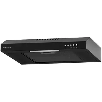 вытяжка KRONA JILLIAN 500 black 50см 430куб черный