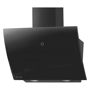 вытяжка LEX PLAZA GS600BLACK 60см 1050куб стекло черн.