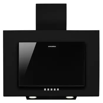 вытяжка MAUNFELD TOWER C 60 BLACK 60см 650куб стекло черный