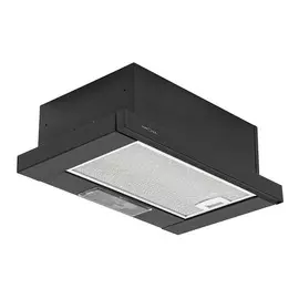 вытяжка встраиваемая KRONA KAMILLA 500 BLACK 50см 449куб черн.