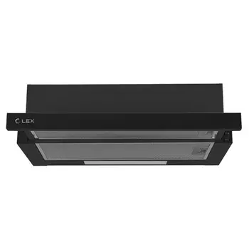 вытяжка встраиваемая LEX HERMES 600 BLACK 60см 1050куб черная