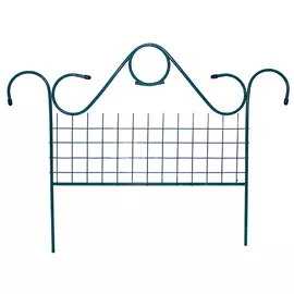 заборчик Классический зеленый 0,87х0,92м металл крашеный