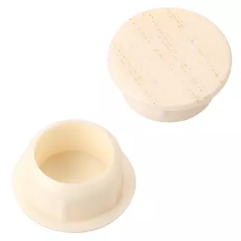 заглушка для отверстия 10мм пластик с текстурой осина 16шт