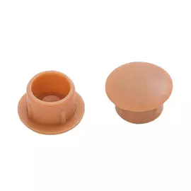 заглушка для отверстия 12мм пластик бежевый 45шт