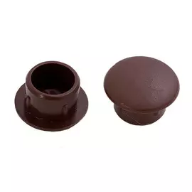заглушка для отверстия 12мм пластик коричневый 45шт