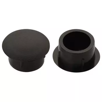 заглушка для отверстия 8мм пластик черный 40шт