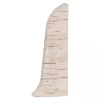 заглушка для плинтуса LIDER 62мм дуб жемчужный 2шт.