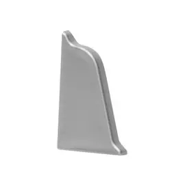 заглушка для плинтуса LP1 серебряный 0R левая+правая