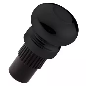 заглушка для рейлинга декоративная черный матовый