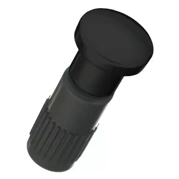 заглушка для рейлинга плоская черный матовый