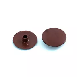 заглушка к эксцентрику пластик коричневый 25шт