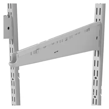 заглушка кронштейна 40 серия 410мм 2шт (L+R) ПВХ белый