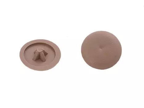 заглушка на шуруп PZ2 пластик дуб 50шт