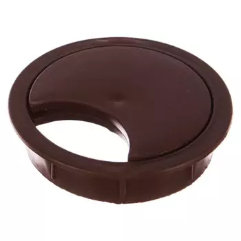 заглушка розетки для компьютерного стола Tech-Krep 1 шт коричневый