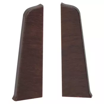 заглушки для плинтуса ПВХ SALAG Lima 72мм Венге левая+правая