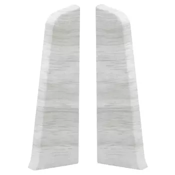 заглушки для плинтуса ПВХ SALAG Lima 72мм Маккуори левая+правая