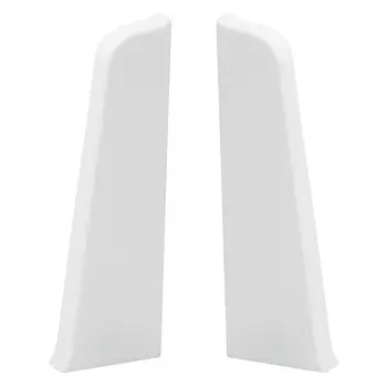 заглушки для плинтуса ПВХ SALAG Lima 72мм Белый левая+правая