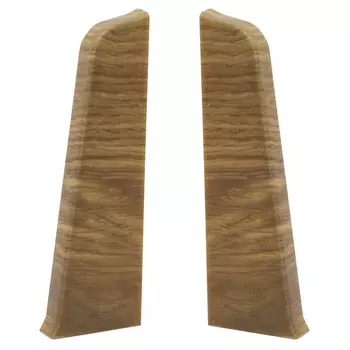 заглушки для плинтуса ПВХ SALAG Lima 72мм Дуб аргос левая+правая