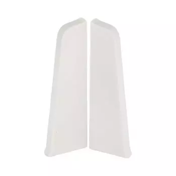 заглушки для плинтуса ПВХ SALAG Lima 72мм Серый левая+правая