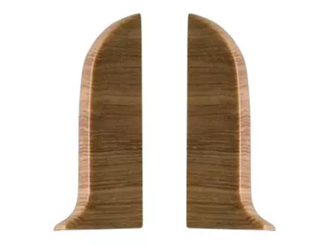 заглушки для плинтуса ПВХ SALAG NGF 56мм Дуб античный левая+правая