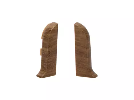 заглушки для плинтуса ПВХ SALAG NGF 56мм Дуб польский левая+правая