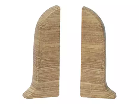 заглушки для плинтуса ПВХ SALAG NGF 56мм Дуб каньон левая+правая