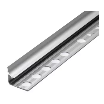 профиль для плитки ЛУКА алюм. внутр. 7х2700мм анод. серебро