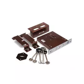 замок накладной BORDER 85500 К Н-8 М сувальдный 4 ригеля