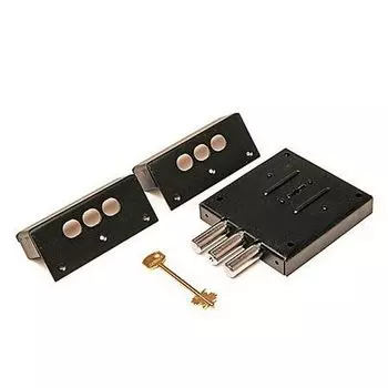 замок накладной CERBER ЗНУ-М сувальдный 3 ригеля