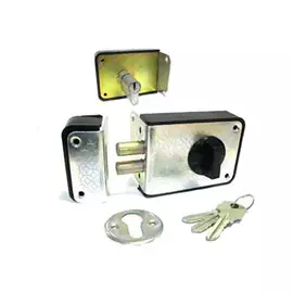 замок накладной ПЕНЗМАШ ЗН 1-1 цилиндровый 2 ригеля